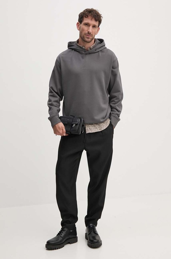 Bavlnená košeľa Armani Exchange 6DZC45.ZNZRZ béžová AW24