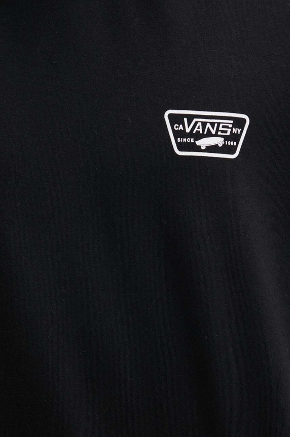 Bavlněná mikina Vans VN000HNZBLK1 černá