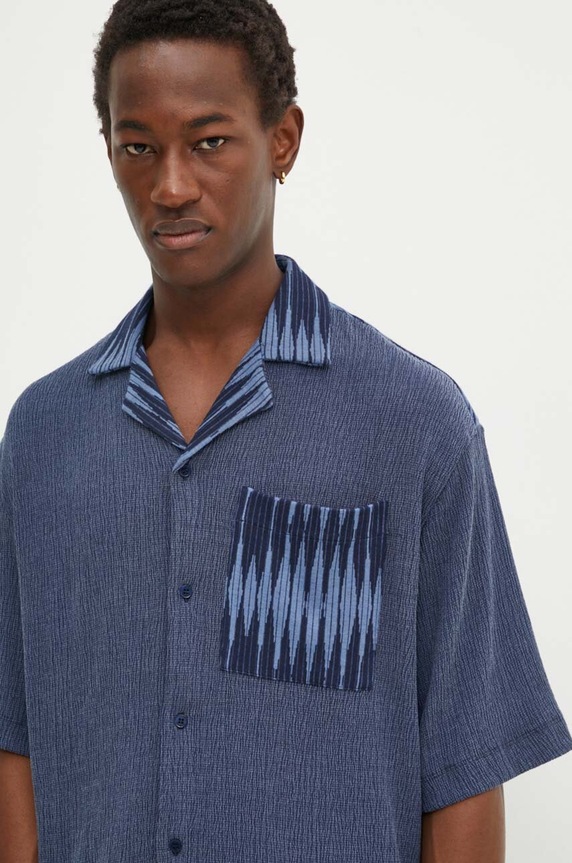 Desigual camicia ALFRED blu 24WMCK02