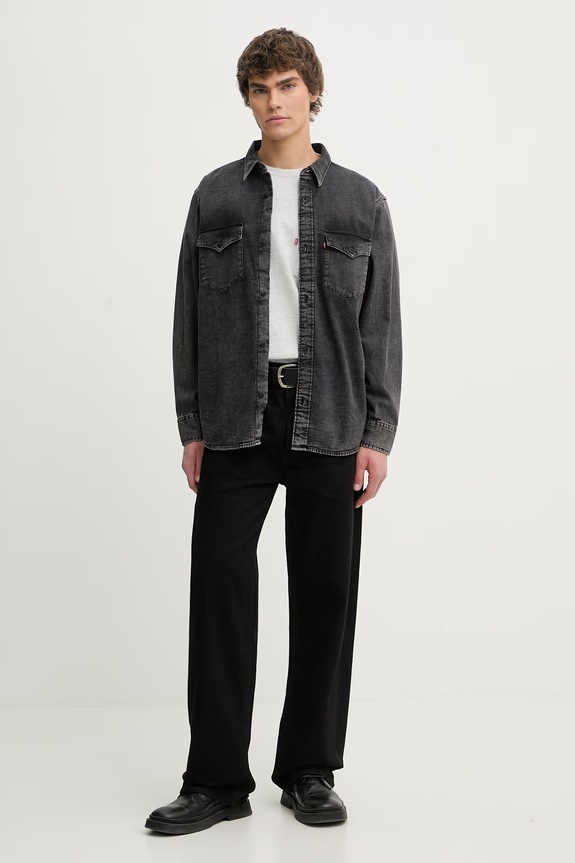 Jeans srajca Levi's A1919 črna AA00