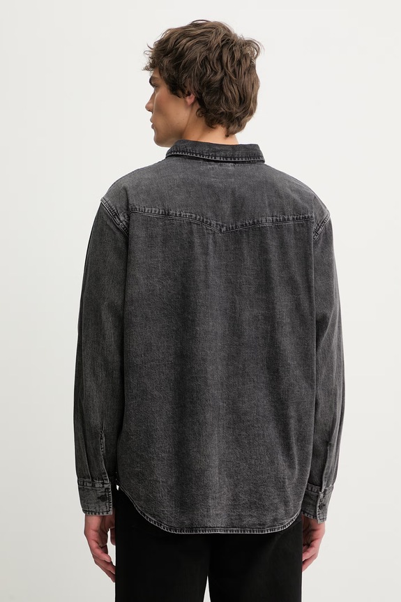 Oblačila Jeans srajca Levi's A1919 črna