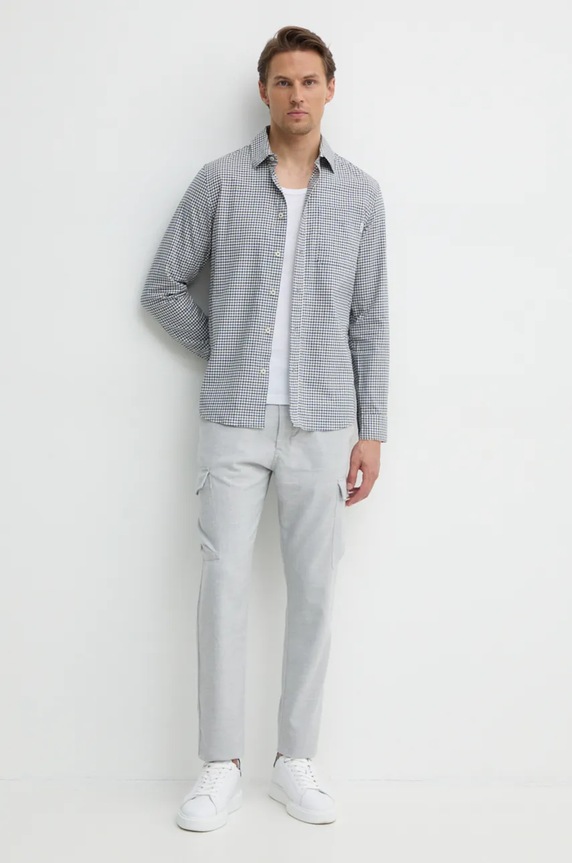 Košeľa Pepe Jeans MICK PM308733 modrá AW24