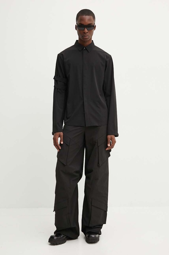 Heliot Emil koszula PREAW24.M.05.053.BLK01 czarny AW24
