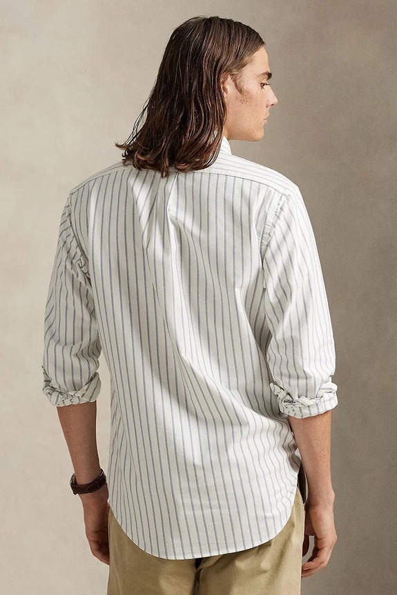 Bavlnená košeľa Polo Ralph Lauren 710928918 biela SS26