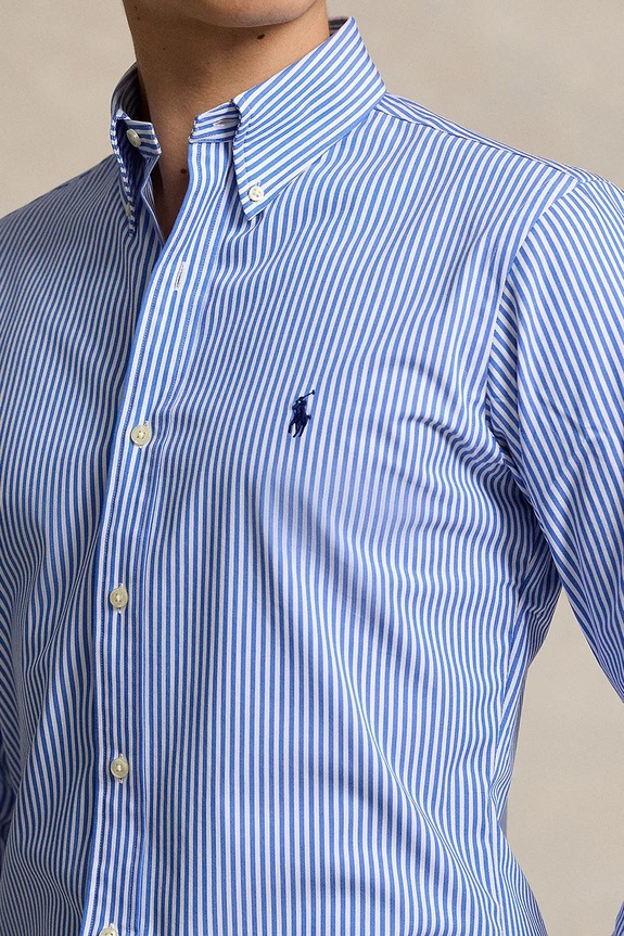 Polo Ralph Lauren košulja muška od pamuka plava 710929346