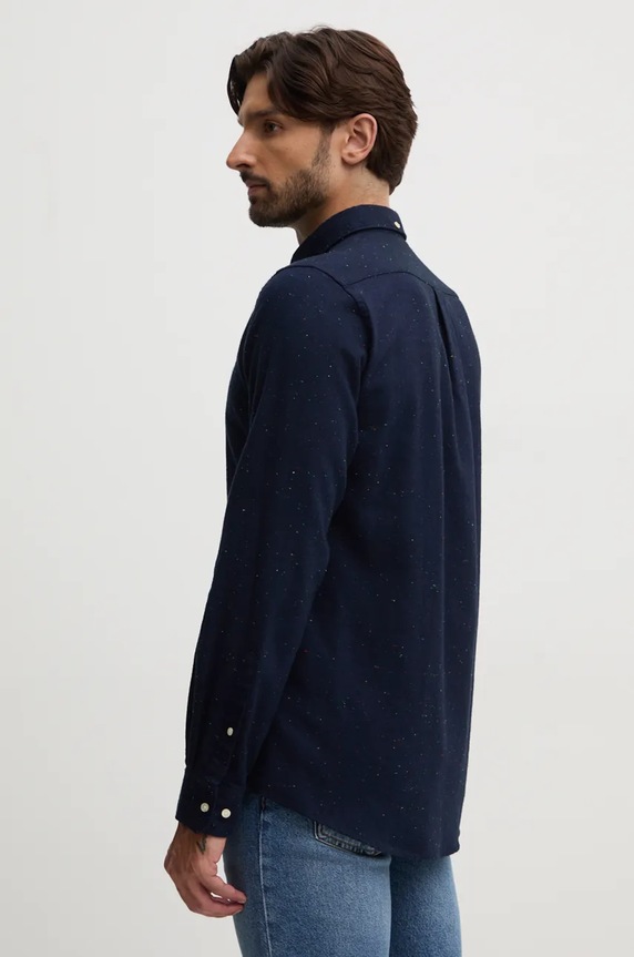 Barbour camicia blu navy MSH5518