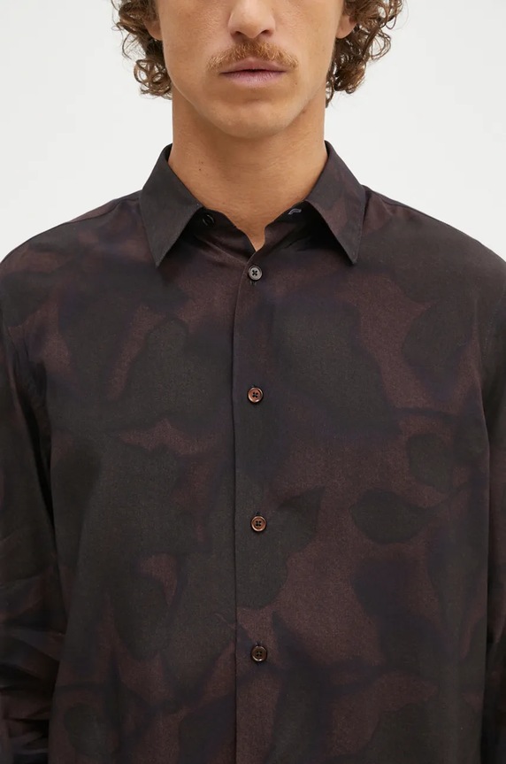 Paul Smith koszula brązowy M1R.901U.N02490