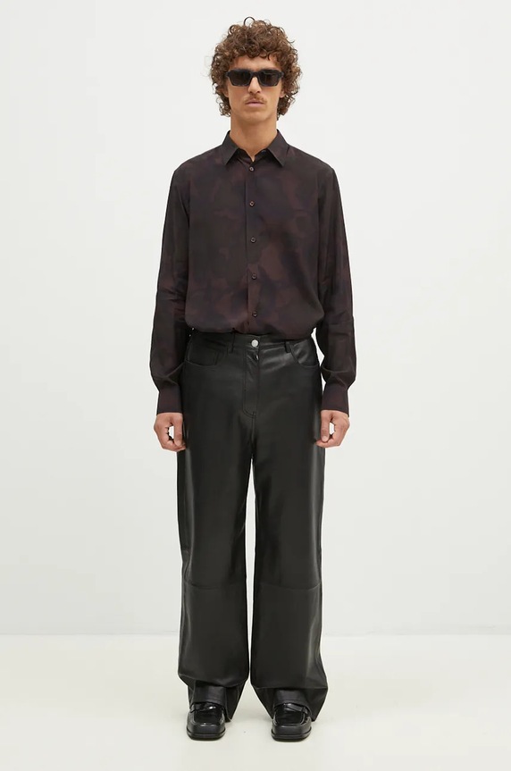 Paul Smith koszula M1R.901U.N02490 brązowy