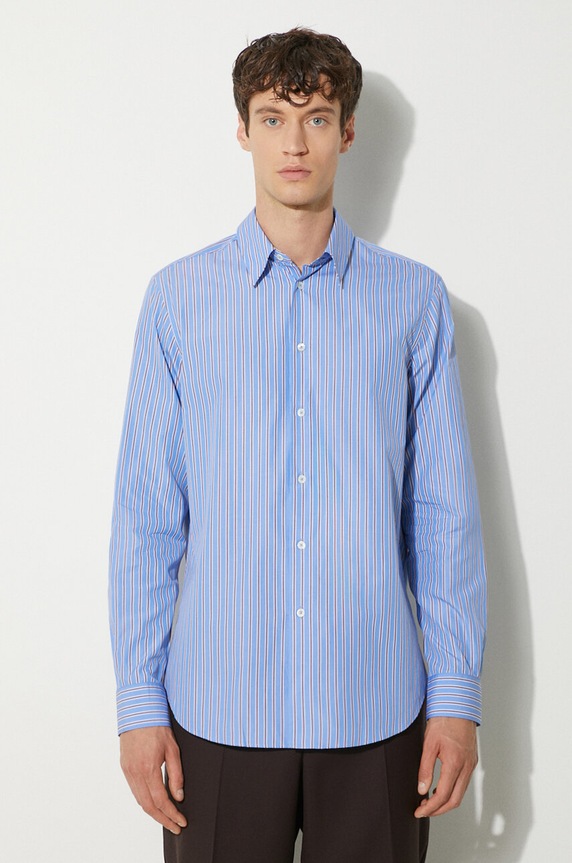 Paul Smith koszula bawełniana regular niebieski M1R.700Y.N02387