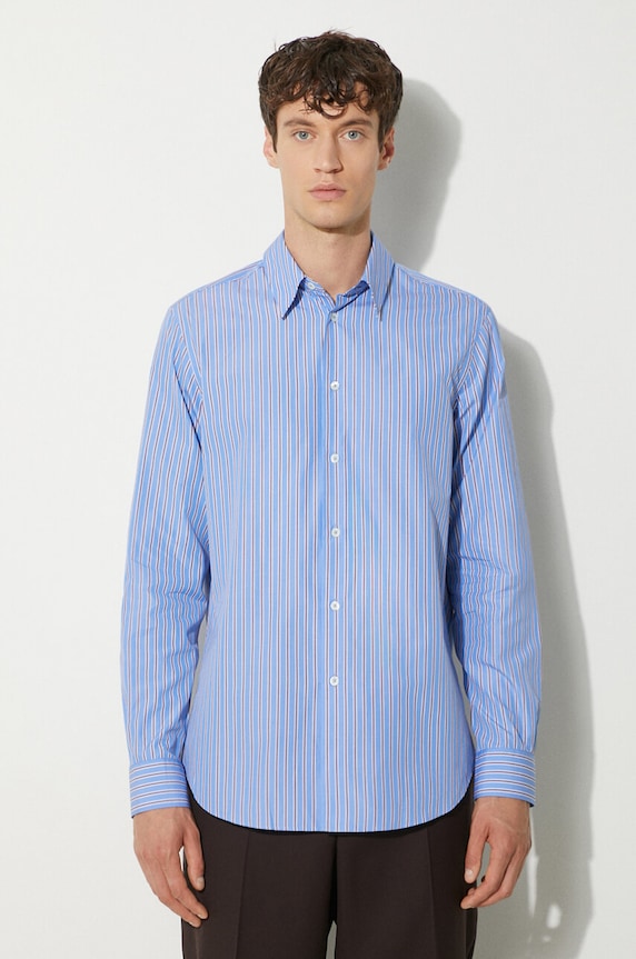 Paul Smith koszula bawełniana regular niebieski M1R.700Y.N02387