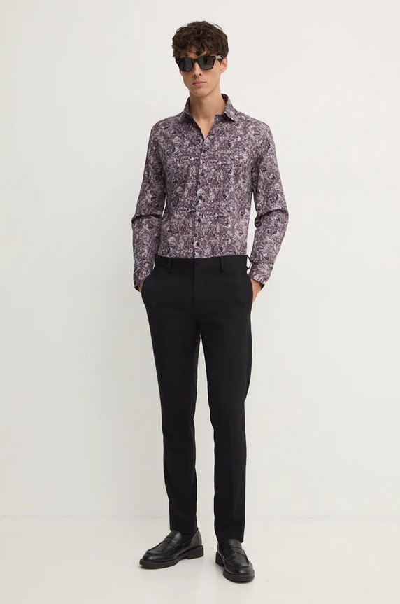 Lindbergh camicia 30.203686.BROWN marrone AW24