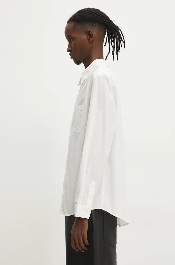 A.P.C. camicia in cotone Chemise Clement COEVD.H12512.AAB bianco AW24