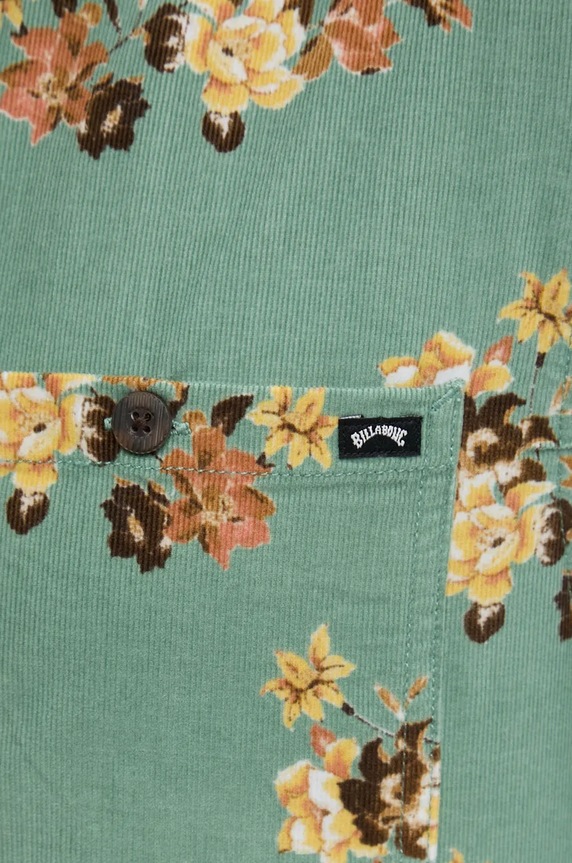 Джинсова риза Billabong Solana Cord EBYWT03004 зелен