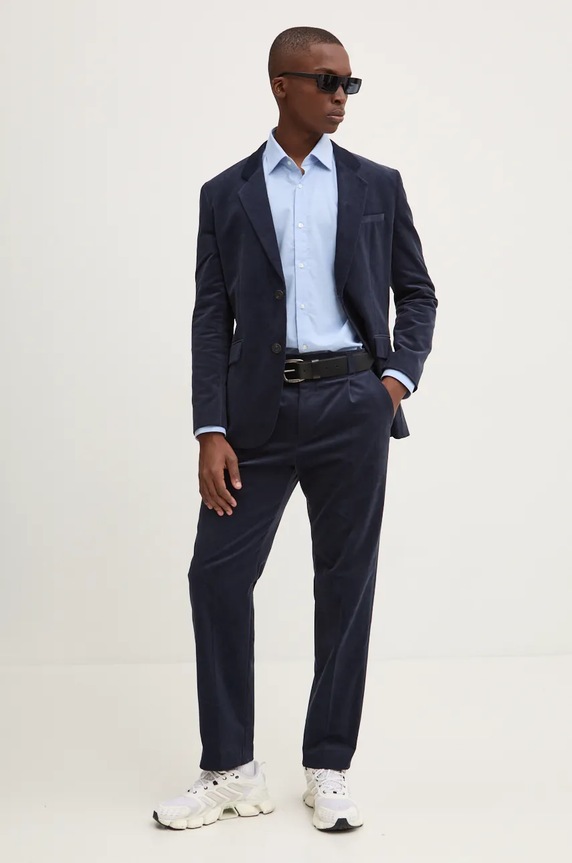 Košile HUGO 50524837 modrá AW24