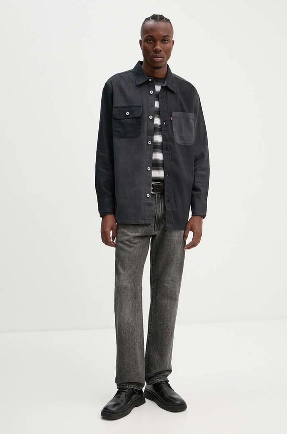 Levi's koszula jeansowa A8644 czarny AW24