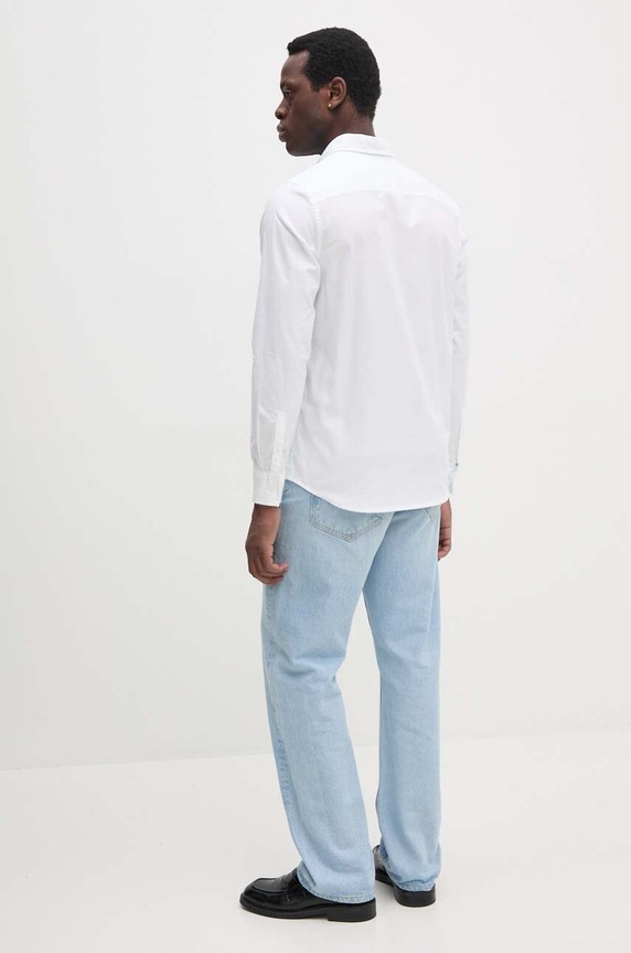 Bavlnená košeľa Calvin Klein Jeans biela J30J326182