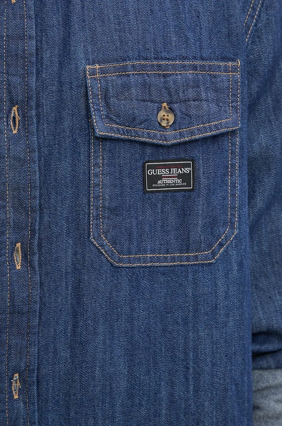 Rifľová košeľa Guess Jeans M4BH56.D5EI4 modrá