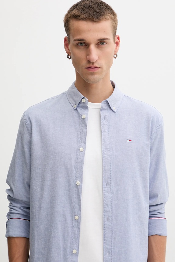 Tommy Jeans cămașă albastru DM0DM09594