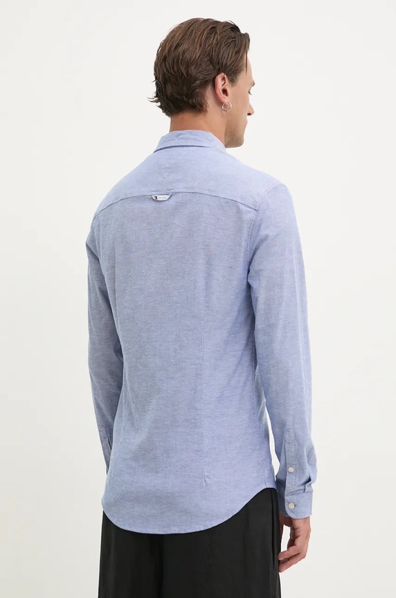 Odzież Tommy Jeans koszula DM0DM09594 niebieski