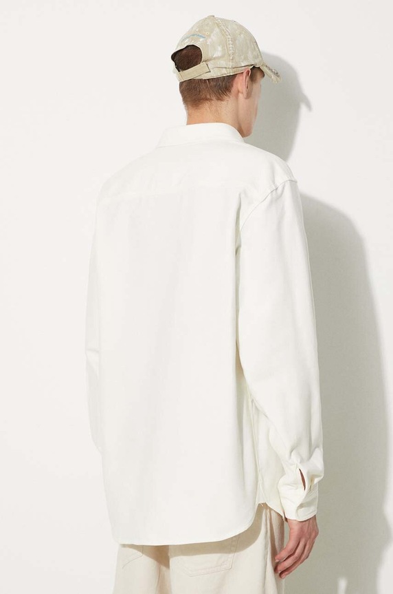 Clothing Carhartt WIP cotton shirt Longsleeve Clink Shirt I032830.D601 beige