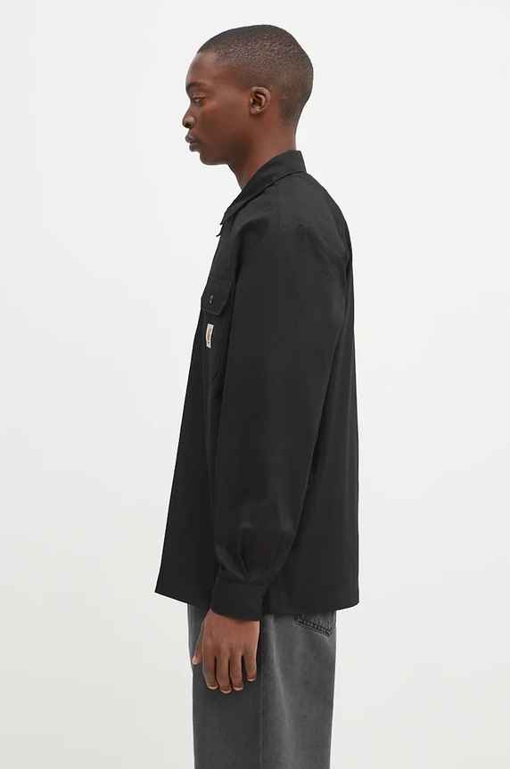 Carhartt WIP shirt Longsleeve Craft Shirt I033814.89XX black AW25