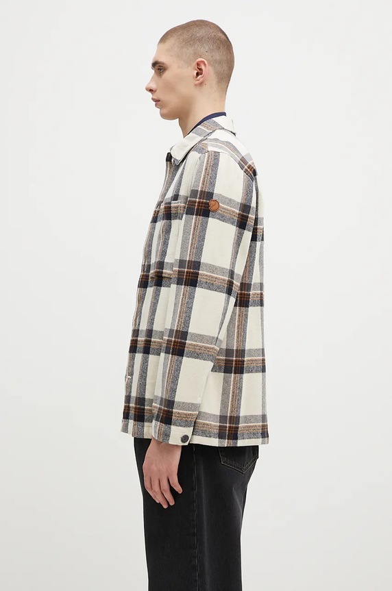 Fjallraven shirt Singi Flannel Overshirt M F12600226.113.555 beige SS25