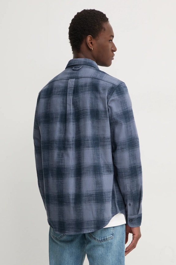 Ruházat Timberland pamut ing TB0A6V3PEFE1 kék