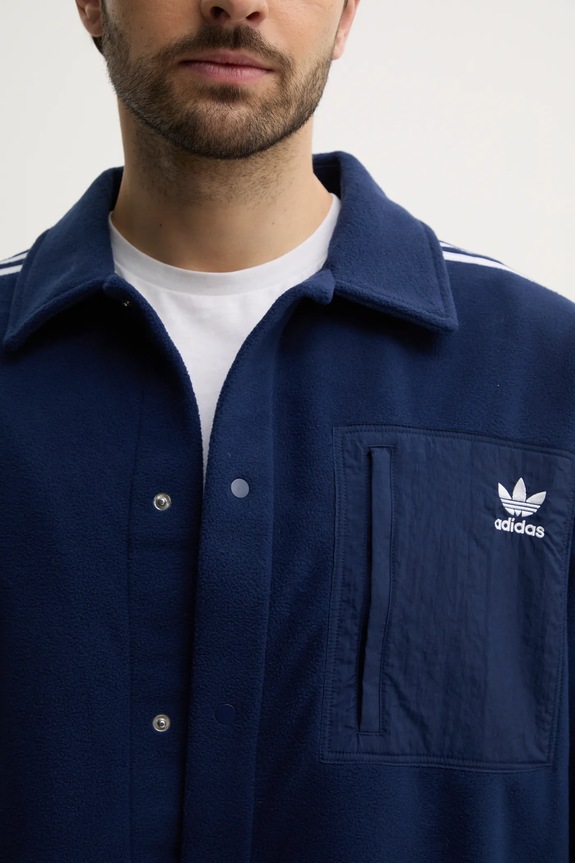 Majica iz flisa adidas Originals IX5217 mornarsko modra
