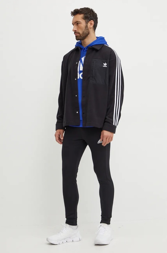 Košeľa adidas Originals IZ1834 čierna AW24