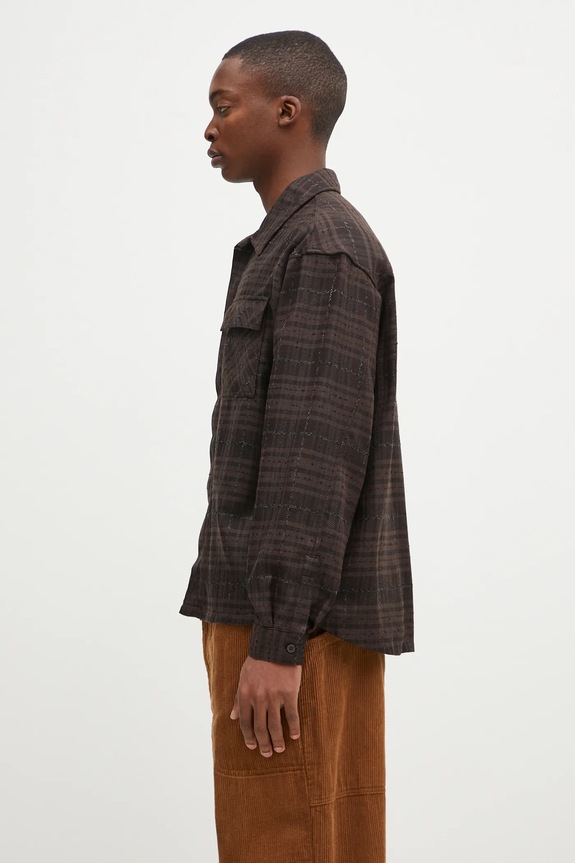 Represent shirt Rep Flannel Shirt MLM2158.064 brown SS25