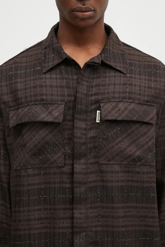 Represent shirt Rep Flannel Shirt brown MLM2158.064