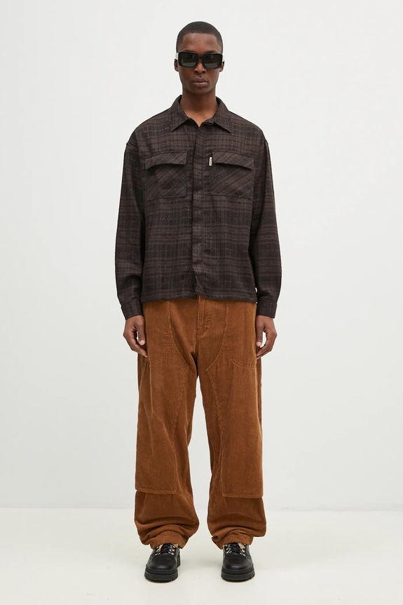 Represent shirt Rep Flannel Shirt MLM2158.064 brown