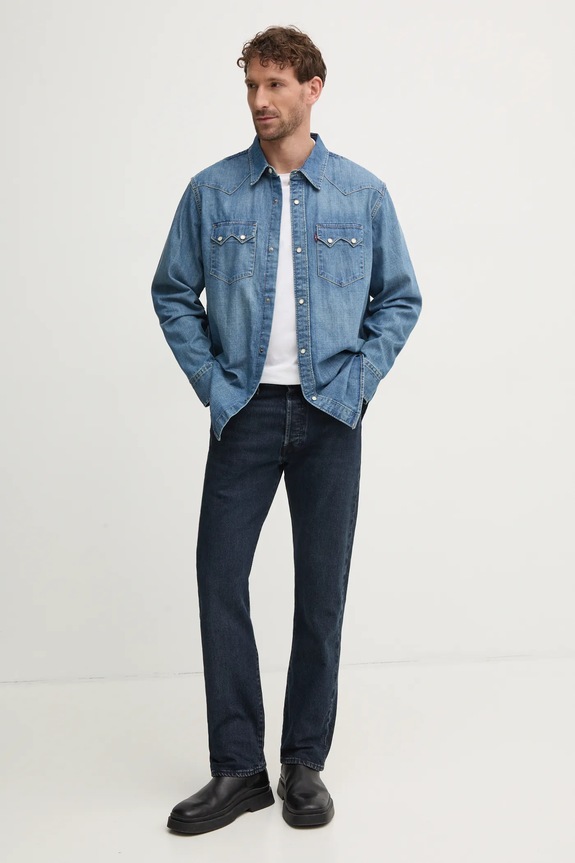Levi's camasa jeans A5751 albastru AW24