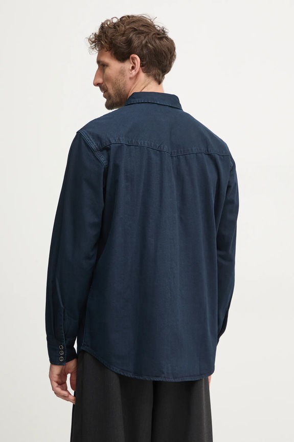 Oblečenie Rifľová košeľa Levi's A5751 tmavomodrá