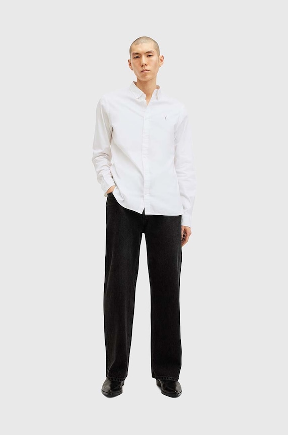 Bavlnená košeľa AllSaints HAWTHORNE LS SHIRT M150SB