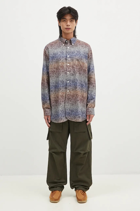 Бавовняна сорочка Engineered Garments 19 Century BD Shirt 24F1A001 барвистий