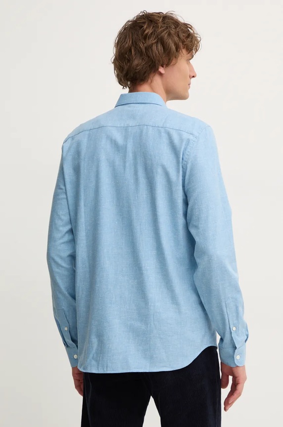 Odzież Lacoste koszula bawełniana CH2573. niebieski