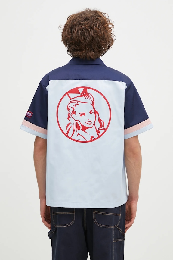 Îmbrăcăminte ICECREAM cămașă Diner Shirt IC24317 albastru