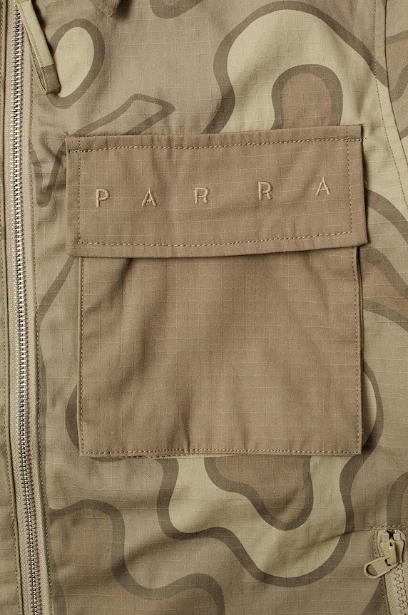 by Parra cotton shirt Fruit Tree Camo Shirt 52230