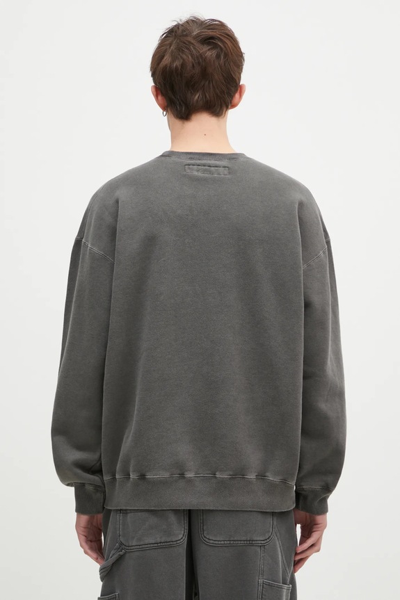 Clothing NEIGHBORHOOD cotton sweatshirt Pigment Dyed Sweat Shirt Longsleeve 242UNNH.CSM01 gray