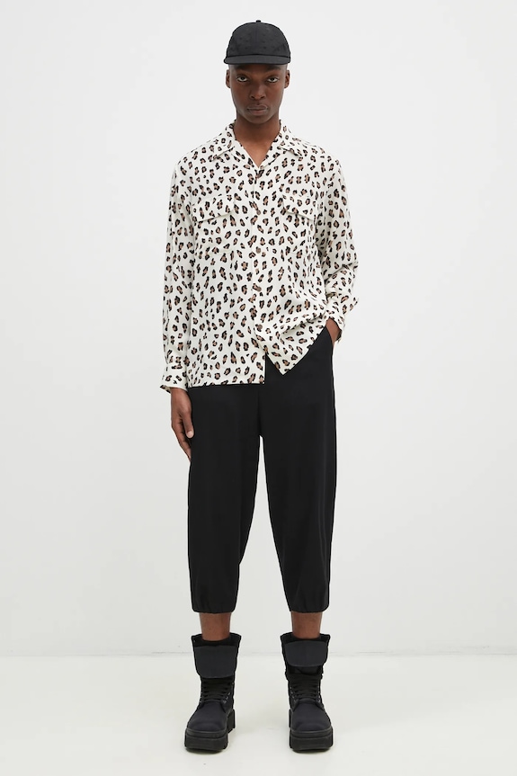 Košulja Wacko Maria Hawaiian Shirt L/S 24FW.WMS.HI02 bež