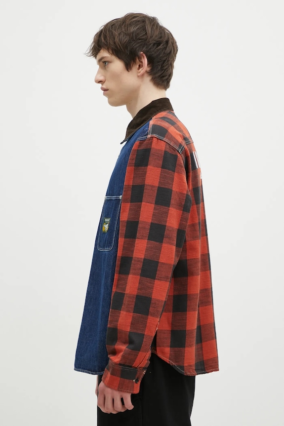 Риза Human Made Scout Shirt HM28SH015 син AW24