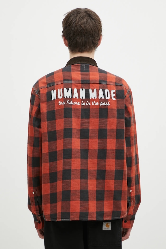 Дрехи Риза Human Made Scout Shirt HM28SH015 син