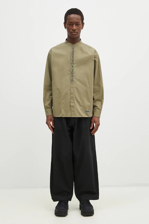 NEIGHBORHOOD camicia in cotone 242AQNH.SHM04 verde