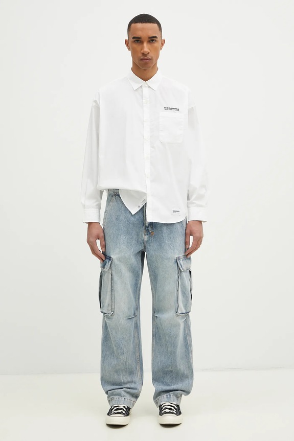 NEIGHBORHOOD shirt 242SPNH.SHM03 white