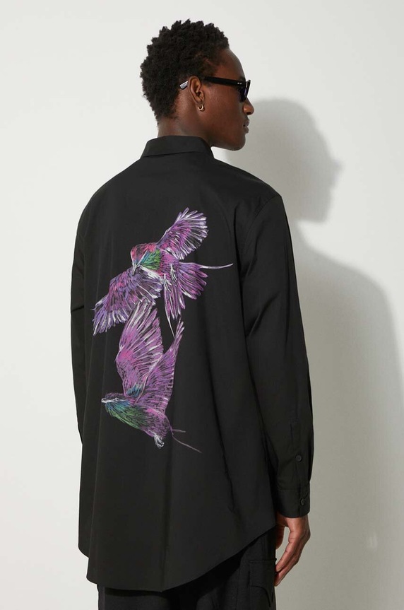 Рубашка Y-3 Graphic Shirt чёрный JE9274