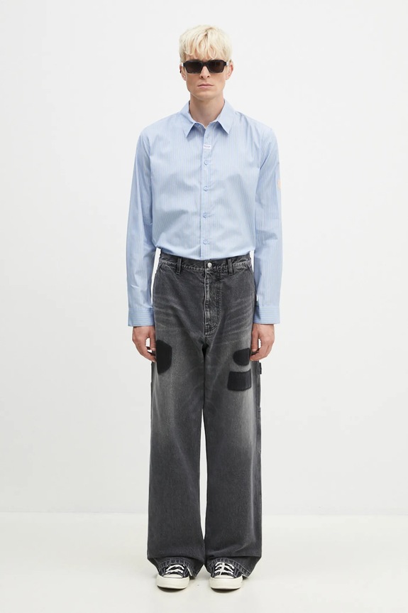 Хлопковая рубашка Martine Rose Classic Shirt 401WS02509