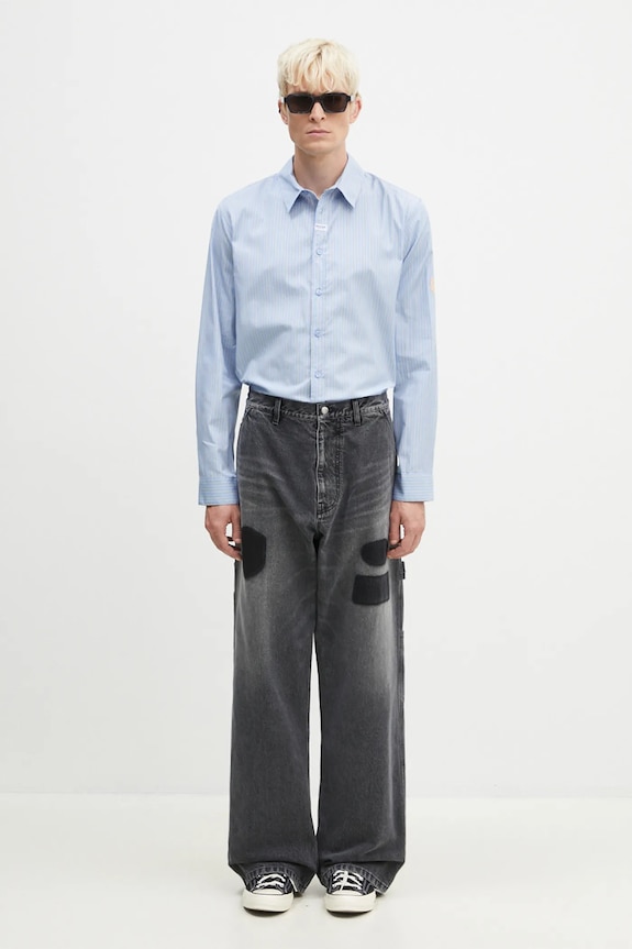 Хлопковая рубашка Martine Rose Classic Shirt 401WS02509