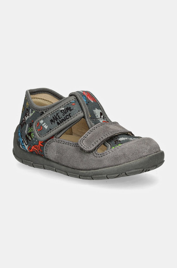 Детски пантофи Froddo CLASSIC SLIPPERS сив G1700400.20.24