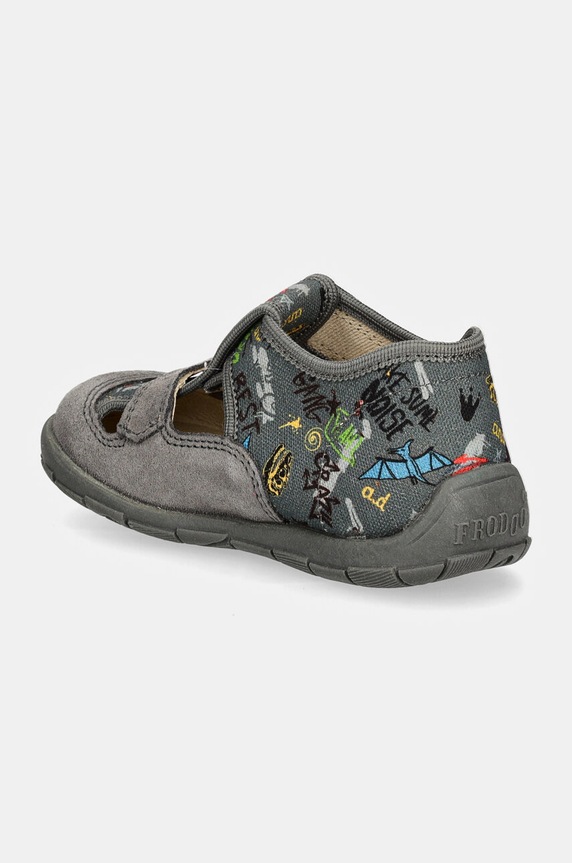 Момче Детски пантофи Froddo CLASSIC SLIPPERS G1700400.20.24 сив